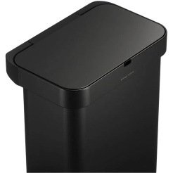 Simplehuman Sensor 58 L - schwarzer Stahl
