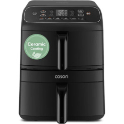 Heißluftfritteuse Cosori Turbo Tower Compact 8,6 L, Keramik - schwarz 