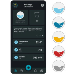 ONDILO ICO Spa V2 Essential + , intelligente Wasserüberwachung - Cl/Br Desinfektion
