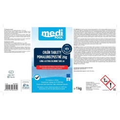 mediPOOL CHLOR Langzeit-Löstabletten 20 g 1,0 kg
