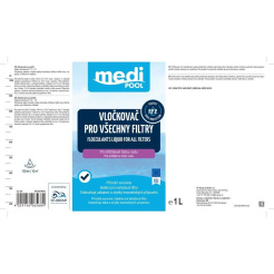 mediPOOL Flüssiger Flockungsmittel für alle Filter, 1,0 l