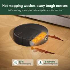 iRobot Roomba Plus 675 Combo + AutoWash-Dockingstation – schwarz
