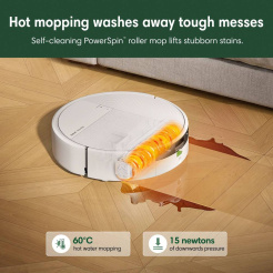 iRobot Roomba Plus 675 Combo + AutoWash-Dockingstation – weiß