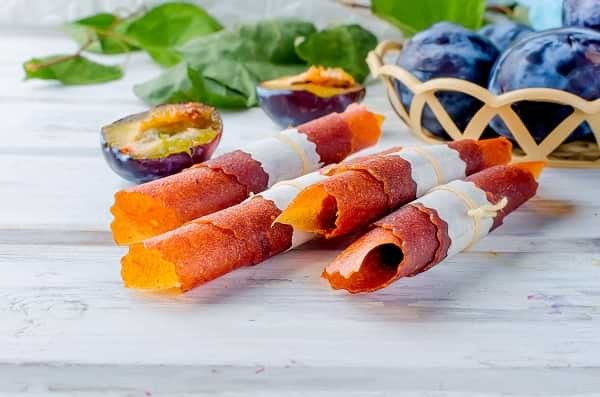 RAW-Schalen für die Zubereitung von hausgemachtem Fruchtleder