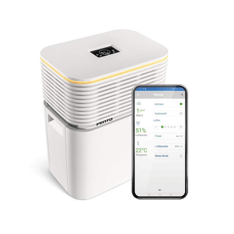 Venta LW74 WiFi AeroStyle kann über eine mobile App gesteuert werden