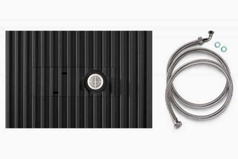 Direkter Anschluss an Wasser für Dauerbetrieb