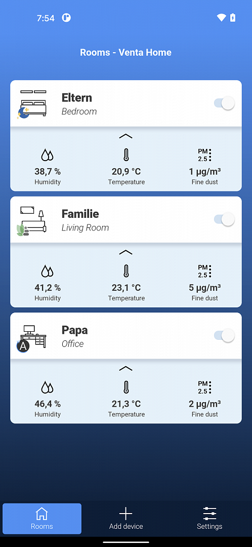 Venta-Unterstützung