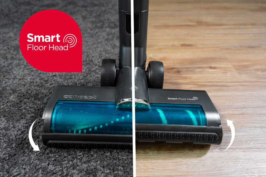 Intelligente Bodendüse mit flexiblem Hubstoßfänger erhöht die Reinigungseffizienz