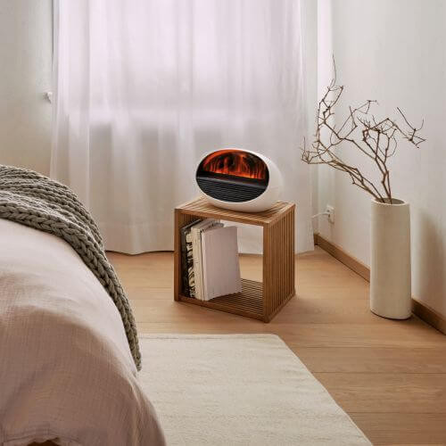 Kontrollierbare Wärme im Kamin