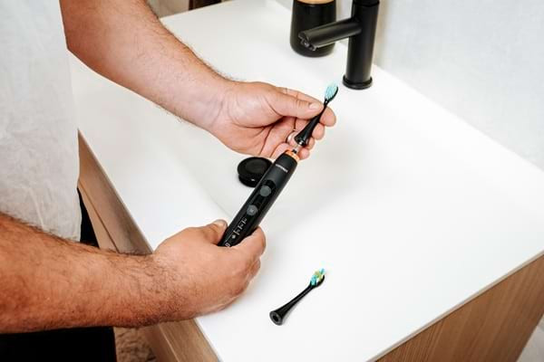 Auswechselbare Köpfe mit Einrastsystem