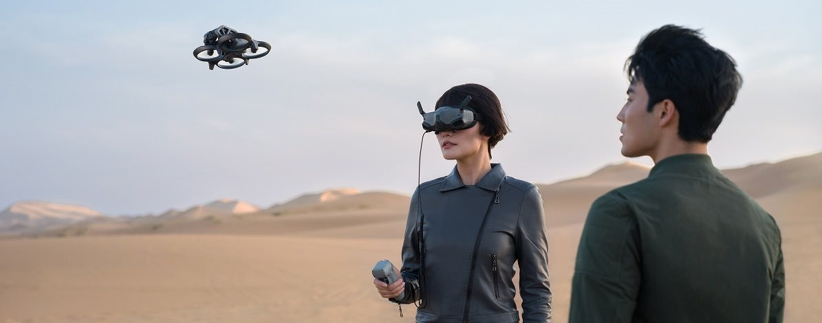 Mit der DJI Avata Fly Smart Combo Drohne können Sie sich auf ein reibungsloses Shooting gefasst mach